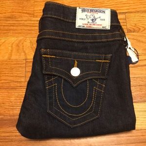 True religion dark skinny jeans